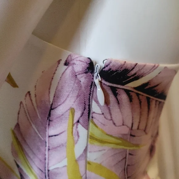 LOFT PARADISE TIERED MINI DRESS, WHISPER WHITE 12 - Picture 10 of 13